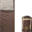 Compact Ultra Lightweight Sleeping Bag Envelope Backpacking Bag with Compression Sack for Adults Warm Weather Camping, Traveling, Hiking