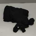 Tatuo 3 Pcs Computer Office Chair Cover Universal Rotating Chair Slipcovers Protector Removable Washable Office Armrest Covers with Zipper for High Back Seat Backrest(L,Waffle,Black)