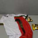 VZQI Greek Toga Costume for Kids Roman Halloween Nobility Boy Cosplay Red ,Size S
