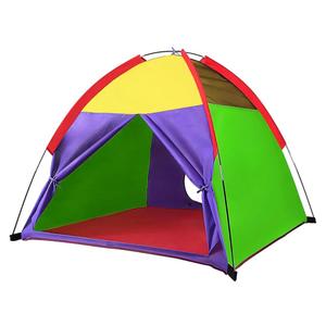 Play Tents for Kids Pop Up Toddler Tent Indoor/Outdoor for Children Boys Girls Pets Portable Playhouse Camping Playground 58"x58"x47" Rainbow