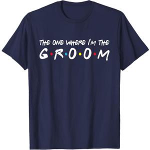 I'm The Groom Bachelor Party Stag Groomsmen Getaway Wedding T-Shirt (Small)