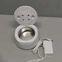 Dental Ultrasonic Retainer Cleaner Machine: 45kHz Dental Cleaning Pod with Digital Timer & 200ML, Deep Cleaning for Dentures, Mouth Guards, Aligners, Night Guards, Braces, Toothbrush Heads & Jewelry (White)