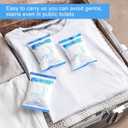 50 Pack Disposable Toilet Seat Covers for Travel Public Toilet Hospital,Portable Waterproof (Individual Package)