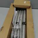 Brushed Nickel Curved Shower Curtain Rod 33-78 Inches Adjustable Splicing Design Curved Shower Rods Round Shower Curtain Rod Rust Proof Stainless Steel Curved Shower Rods For Bathroom Need to Drill (35-76")