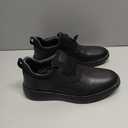 Men's Dress Sneakers Oxfords Shoes Business Wingtip Casual Walking Brogue Shoes (5.5, All Black)