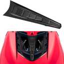 Rear Window Split Louver Panel Compatible with for Chevy Corvette C8 Stingray Z51 Z06 E-ray Coupe 2020-2026 Exterior Accessories, Rear Hatchback Engine Window Center Molding Decoration Trim Cover