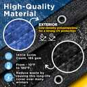 20-Ft x 40-Ft Pool Cover for Inground Pools - Premium Inground Winter Cover, Extra Thick Material and Durable Design, Cold and UV-Resistance, Easy Installation, Royal Blue
