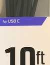 Cell Candy 10 Ft Braided Charge & Synd Cable for Micro USB and USB C to USB