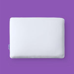 Purple DreamLayer Pillow - Standard Size, Multi-Layered GelFlex Grid & MicroAir Foam for Support & Pressure Relief - Customizable Height with Removable Foam Booster Layers
