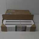 Freestanding Dog Gate Indoor,Doggie Gate Foldable Dog Gates for Doorways,Stairs or Hallways, Wooden White Pet Gate for The House, Pet Fence with Support Feet Included,24 "Height-6 Panels