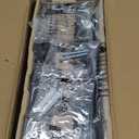 monTEK Single Monitor Wall Mount for 17 to 32 inch Flat/Curved Screens, Holds to 19.8 lbs, Full Motion Adjustable Mechanical Spring Monitor Arm, 75x75/100x100 VESA Wall Mount, Black