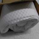 Lisara Baby Bassinet Mattress, 47 x 23.6 Dual Sided Gel Memory Foam Mattress with Waterproof, Removable Ice Silk Cover, Fit for ADOVEL, BabyBond, ANGELBLISS and ELEMARA Baby Bassinet Bedside Crib