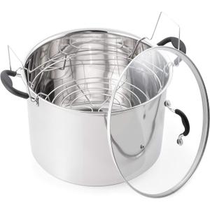 PrepNCook by McSunley 21.5Qt Induction Stainless Steel Water Bath Canner
