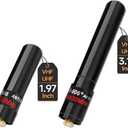 ABBREE Dual Band VHF UHF 136-174MHz 400-470MHz Ham Radio Antenna SMA-Female Short Stubby Antenna for Baofeng UV-5R Mini 5RM BF-F8HP/Pro K5PLUS UV-21R DM32 Radio Accessories,2Pack(1.96-Inch+3.14-Inch)