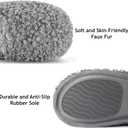 RockDove Women's Twirl Fleece Cozy Scuff Slippers with Memory Foam, Indoor Non-Slip Rubber Sole, Gift-Ready House Shoes (9-10)
