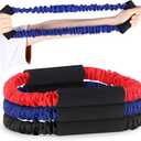 3 Pcs Archery Bow Strength Trainer 30 40 50 Lbs Arm Strength Exercise Band Rubber Stretch Bands Archery Accessories for Bow Practice Shooting Accessories