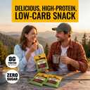 Tillamook Country Smoker Zero Sugar Spicy Jalapeno Smoked Sausages, 10 Oz, 9g Protein, Real Hardwood Slow Smoked High Protein, Low Carb Meat Sticks, Keto-Friendly, 0g Sugar & Total Carbs (EXP 03/13/27)