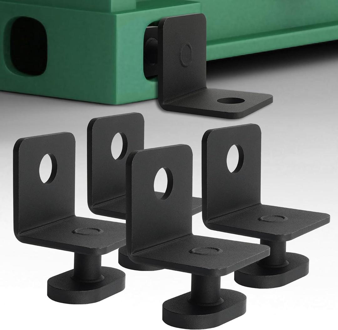 Shipping Container Anchors, Shipping Containers Side Twist Lock, Container Accessories, Suitable for Being Fixed on Ships and Concrete Surfaces, Durable and Sturdy, 4 Pcs