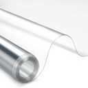 54 Inch x 15 ft Clear Vinyl Roll Sheet 10 Gauge Clear Plastic Roll Marine Vinyls Crystal Transparent Vinyl Sheeting for Window Boats Table Covering Greenhouse DIY Crafts Making Protective Film