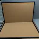 Cork Board Bulletin Board 36 x 48, Foldable Notice Pin Board for Wall, Black Aluminum Framed 4x3 Corkboard, Large Wall Mounted Office Board with 36 Push Pins for School & Home