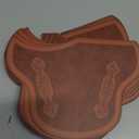 Cowboy Holster Silverware Holders Cardstock Western Party Tableware Supplies Cutlery Sleeve Knife and Fork Holder Vintage Utensil Holders for Western Rodeo Party Favors(36 Pcs) (Brown)