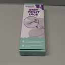 Toilet Locks Baby Proof (2-Pack) Ideal Baby Proof Toilet Lid Lock with Arm  No Tools Needed Easy Installation with 3M Adhesive  Top Safety Toilet Seat Lock  Fits Most Toilets, White