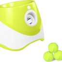 Automatic Dog Ball Thrower with 3 Interactive Tennis Balls, Electric Pet Dog Ball Launcher Interactive Dog Toy,Adjustable Distance Settings for Indoor and Outdoor Play