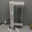 Pelonis Oil Filled Radiator Heater for Large Space, 2025 Upgraded, Space Heaters with 1500W Quiet Warmth Radiant Heater, 3 Heating Modes, Overheat & Tip-Over Protection, Adjustable Thermostat, White