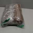 EMME Cotton Muslin Large Throw Blanket Couch Breathable Gauze Soft Lightweight Bed Blankets Adults (Striped Brown, 50"x70")