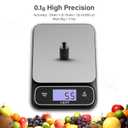 Lauff Digital Food Scale, Weighs Scale, Kitchen Scales, Food Scales messaures in Grams and Ounces with 0.01oz/1g Precise, Waterproof Kitchen Scale for Baking & Meal Prep with LCD Display (0.1g/5KG)