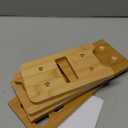 Peacoblue Home Wooden Test Tube Rack, Vial Glasses Holder 12 Tubes Capacity (10/11" (27mm') Great as Pen Stand, Spice Rack, Plants Organizer-Glass Tubes Not Included