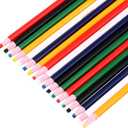 Outus 24 Pieces Color Grease Pencil Peel-off China Markers Grease Pencils Crayons Marking Wax Pen for Coloring Drawing Marking on The Glass Garments Metal Porcelain Fabrics Film Paper