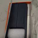 SHIELDON Case Wallet for iPhone 17 Pro 6.3-inch | Genuine Leather | RFID Blocking Credit Card Holder | Magnetic Closure | Folio | Kickstand | TPU Soft Full Protective Cover 2025 | Navy Blue