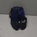 SARISUN Travel Pillow, Upgrade Airplane Pillow for Long Flight, 360 Support Headrest, Travel Neck Pillow Eye Masks for Sleep, Compact Airplane Travel Essentials, Stop Bobblehead, Mottled Blue