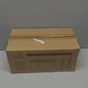 Culinary Couture White Bread Box for Kitchen Countertop with Bamboo Lid - Large BreadBox for Homemade Bread - Storage BreadBox with Cutting Board Lid