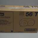 Tork Twin Jumbo Roll Bath Tissue Dispenser, 19.29 x 5.51 x 11.83, Smoke/Gray (TRK56TR)