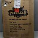 Pet Gate - 3-Panel Indoor Foldable Dog Fence for Stairs, Hallways, or Doorways - 55x24-Inch Retractable Freestanding Dog Gates by PETMAKER (White)