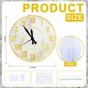 Feifeiya 4ft Blue Princess Clock Backdrop Waterproof Standee Photo Prop