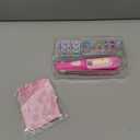 Hair Gem Stamper Kit - Bling Hair Jewels for Girls Toys - Hair Accessories with Reusable Shining Diamonds, Birthday Christmas Gifts for Girls 3 4 5 6 8-12 (Pink)