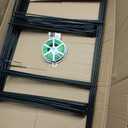 6 Packs Tomato Cages for Garden, 12"×12"×39" Plant Support Cage with Different Spacing, Green Metal Trellis for Climbing Plants Like Cucumber, Flowers
