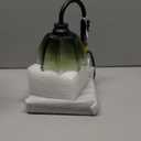 Candle Warmer Lamp with Timer, Dimmer & Adjustable Height, 25MM Wood Base, 2 Bulbs Included  Candle Warmer for Jar Candles, Gift Boxed Aromatherapy Lamp for Sleep, Bedroom, Yoga (Green)