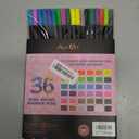 36 Dual Brush Markers for Adult Coloring Books - Fine & Brush Double Pens for Journaling, Calligraphy, Drawing, Art + Craft Supplies for Gifts Trendy Stuff