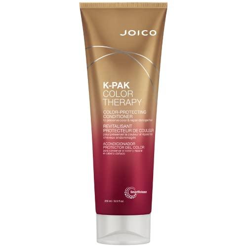 Joico K-PAK Color Therapy Color-Protecting Conditioner | For Color-Treated Hair | Boost Shine & Elasticity | Repair Breakage | Rebuild Damaged Hair | With Keratin & Argan Oil | 8.5 Fl Oz