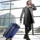 OLIXIS 28 Inch Luggage, Hardside Checked Suitcase with Spinner Wheels, Lightweight ABS Hard Shell Travel Luggage, TSA Approved Lock, Expandable Large Suitcase for Business & TravelBlue