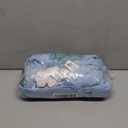 Wrap Around Dust Ruffle Bed Skirt - Light Blue - for King Size Beds with 15 Inch Drop - Elastic Strap - Adjustable Pleated Bedskirt with Brushed Fabric and Wrinkle Free - for Women, Men, Kids & Teens (16 - Baby Blue)