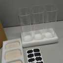 ComSaf 1.8 Qt Rectangle Glass Storage Containers with Lids, Glass Jars with Bamboo Lids, Clear Food Storage Jar, Sugar Coffee Containers, Pantry Storage Container for Pasta Rice Flour Oats Nuts Tea