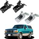labwork 4PCS Door Hinge Upper Lower Left Right Side Replacement for Bronco F150 F250 F350 1980-1997 E9TZ1522800A E8TZ1522810A