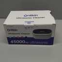 35W Ultrasonic Jewelry Cleaner, 45KHz Retainer Cleaner for Jewelry, 5 Timer & 3 Power Modes, Eyeglasses, Rings, Watch Strap, Dentures - 20oz, 304 Stainless Steel Tank, Quiet <38dB (White)