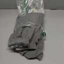 H.VERSAILTEX Square Ottoman Covers Ottoman Slipcovers Folding Storage Stool Furniture Protector Form Fit with Elastic Bottom, Stretch High Spandex Small Checks Jacquard Fabric(Large,Dove)