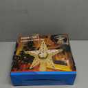 2024 New Christmas Tree Topper Lighted Star, Christmas Tree Decorations Topper LED Projection Light, 3D Glitter Dynamic Projection for Xmas Party Holiday Decorations (Silver)